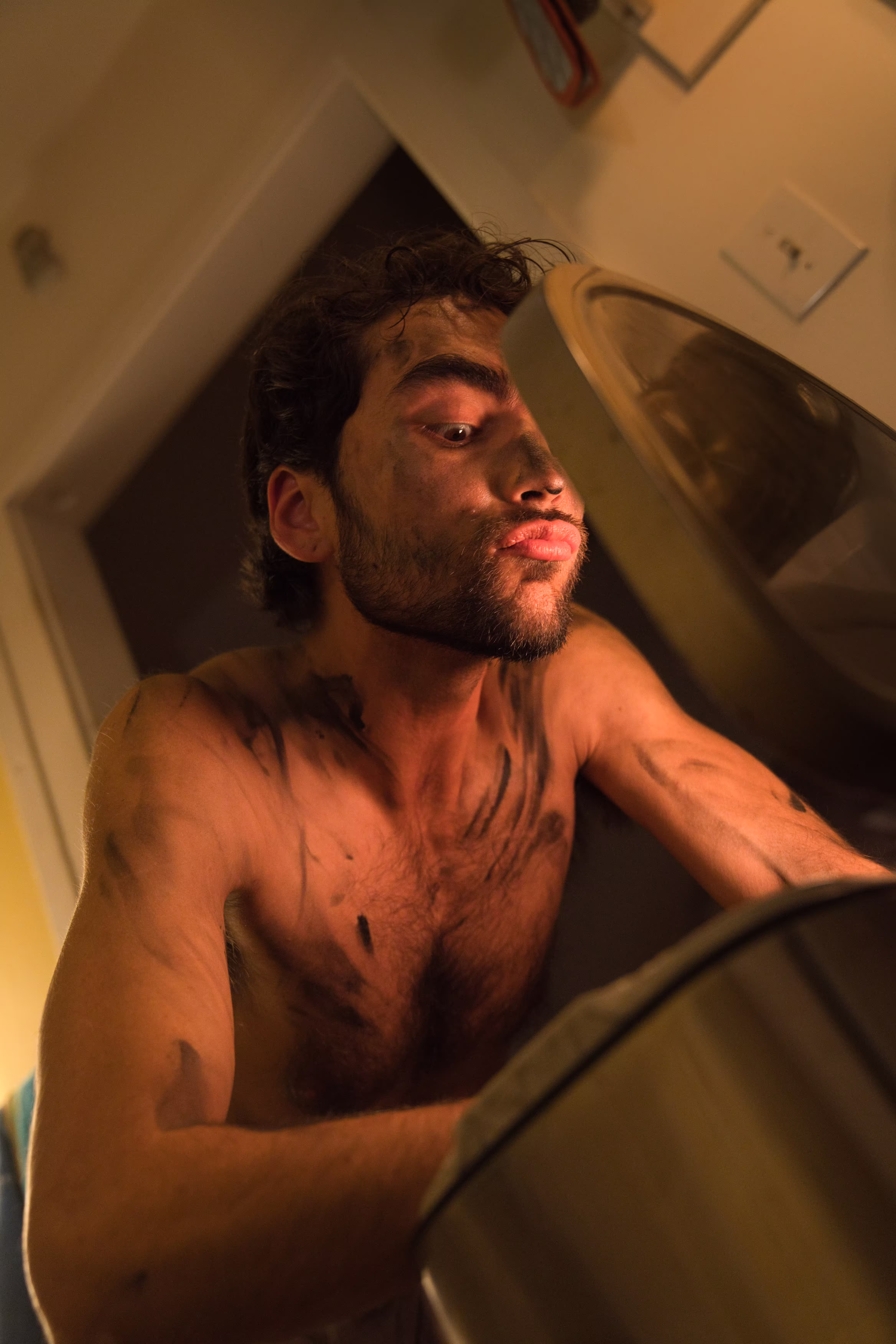 They requested this photo in particular, digging through the trash
