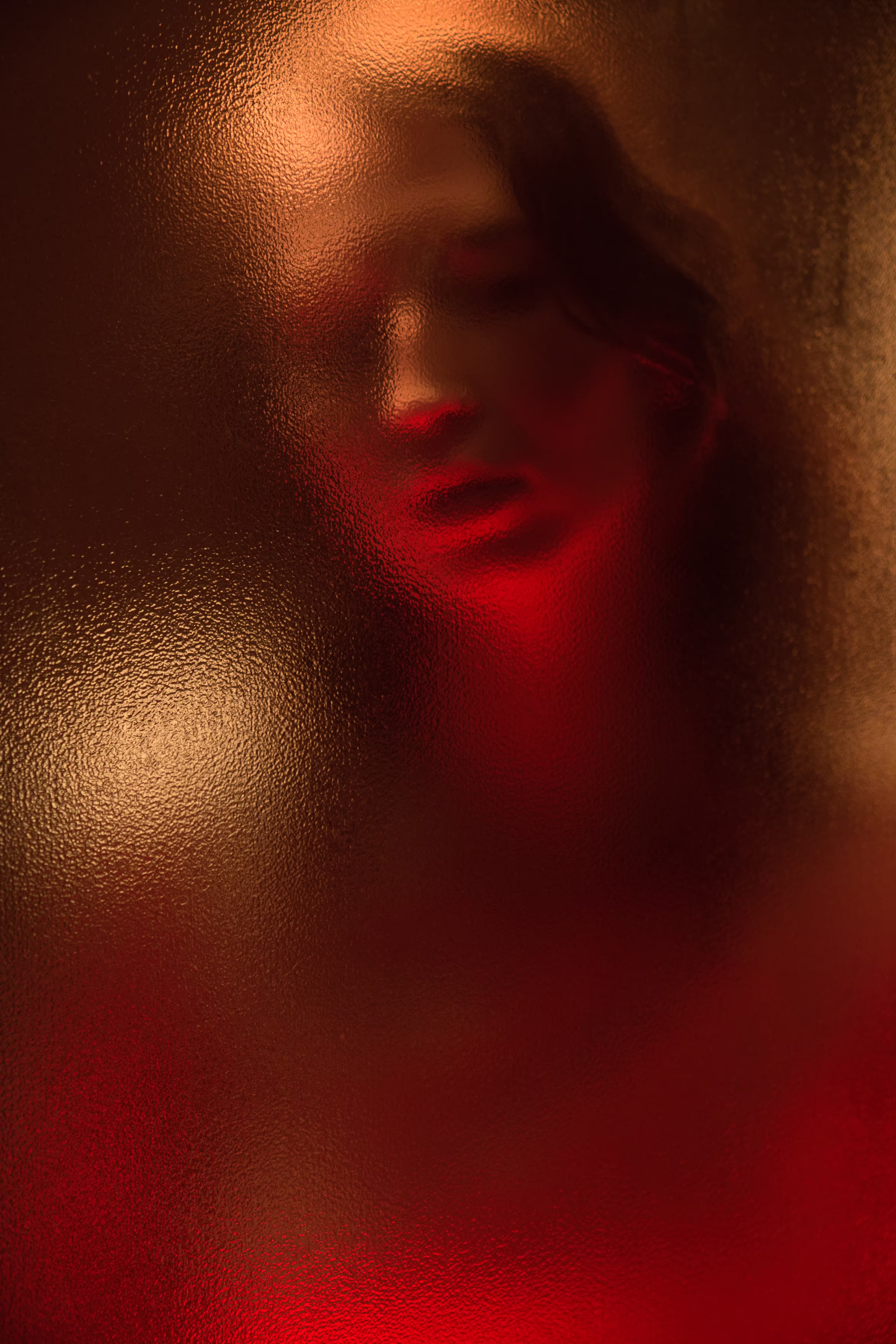 Moody texture portrait 1